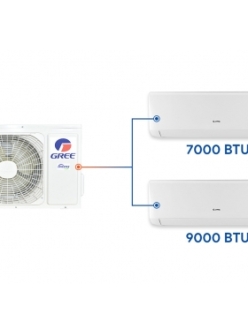 Bộ Multi Gree 2 Dàn Lạnh 0.8 HP GWC07AAB-K6DNA1B Và 1 HP GWC09AAB-K6DNA1B