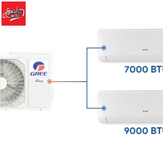 Bộ Multi Gree 2 Dàn Lạnh 0.8 HP GWC07AAB-K6DNA1B Và 1 HP GWC09AAB-K6DNA1B